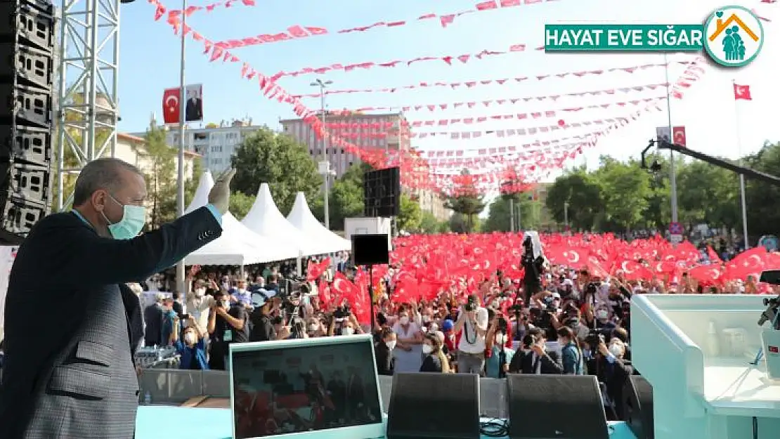 Cumhurbaşkanı Erdoğan, Diyarbakır'da 2.5 milyar liralık yüzlerce eserin açılışını yaptı