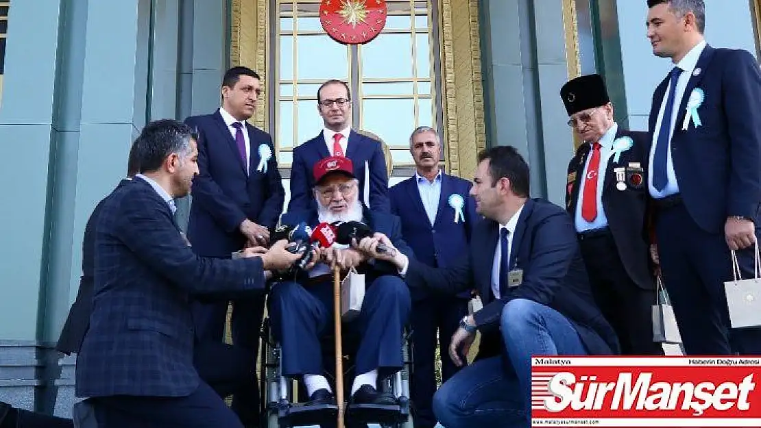 Cumhurbaşkanı Erdoğan, gazilerle bir araya geldi