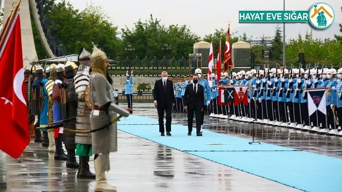 Cumhurbaşkanı Erdoğan, Gürcistan Başbakanı Garibashvili'yi resmi törenle karşıladı