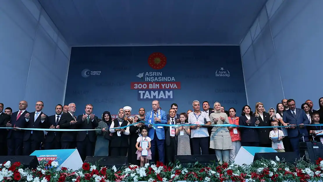Cumhurbaşkanı Erdoğan Her 3 Depremzededen 2'si Artık Yeni Yuvasında