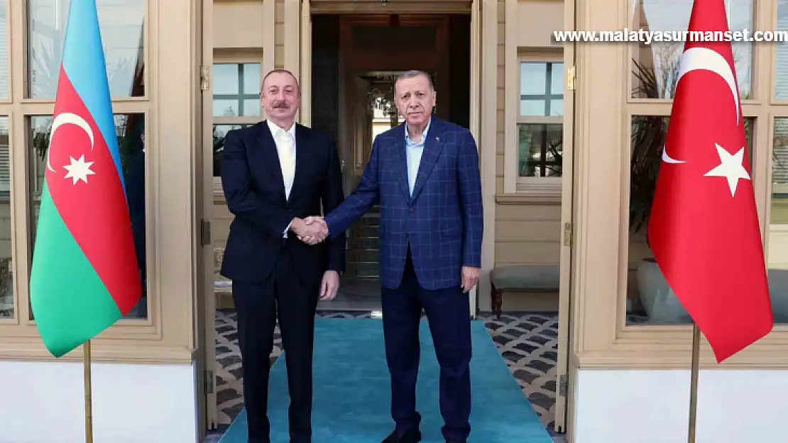 Cumhurbaşkanı Erdoğan ile Azerbaycan Cumhurbaşkanı Aliyev'in görüşmesi başladı