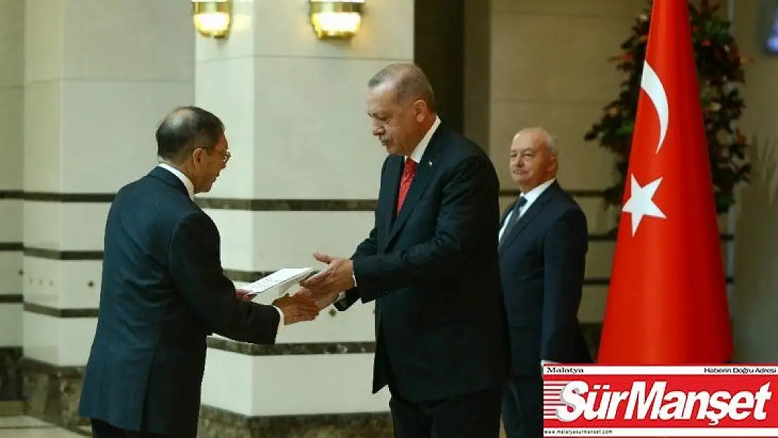 Cumhurbaşkanı Erdoğan, Kolombiya Büyükelçisini kabul etti