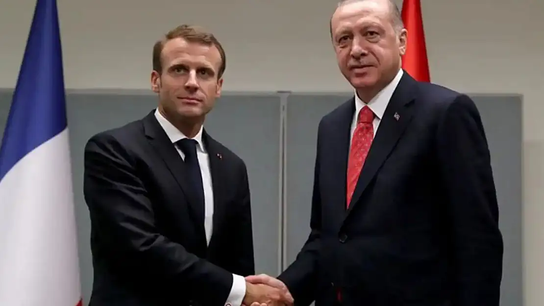 Cumhurbaşkanı Erdoğan, Macron'la görüştü