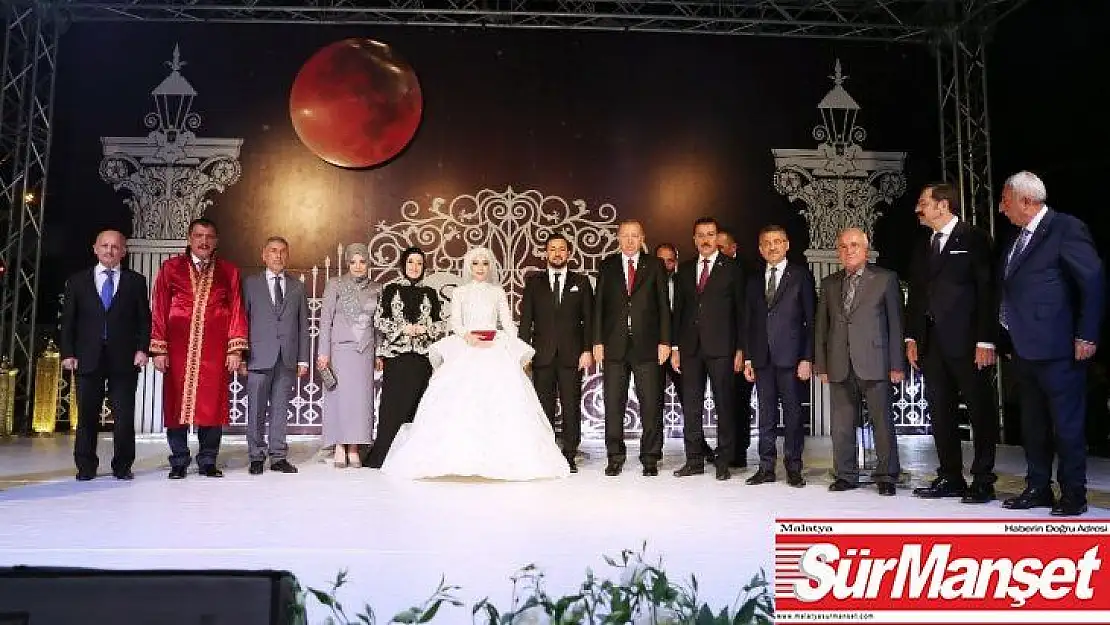 Cumhurbaşkanı Erdoğan nikah şahidi oldu