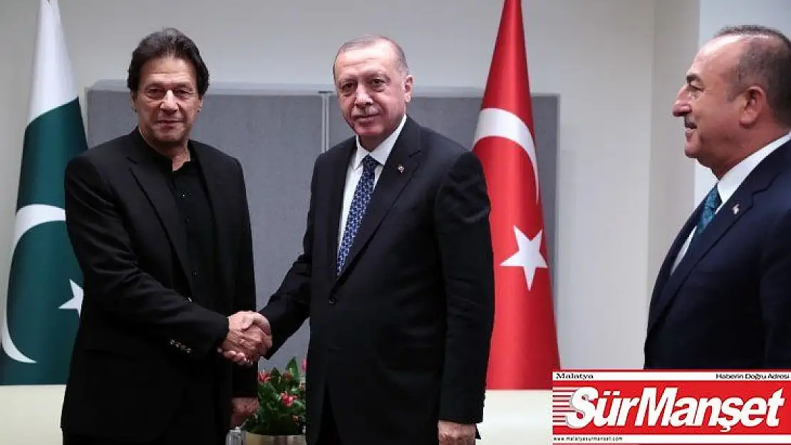 Cumhurbaşkanı Erdoğan, Pakistan Başbakanı Han'ı kabul etti