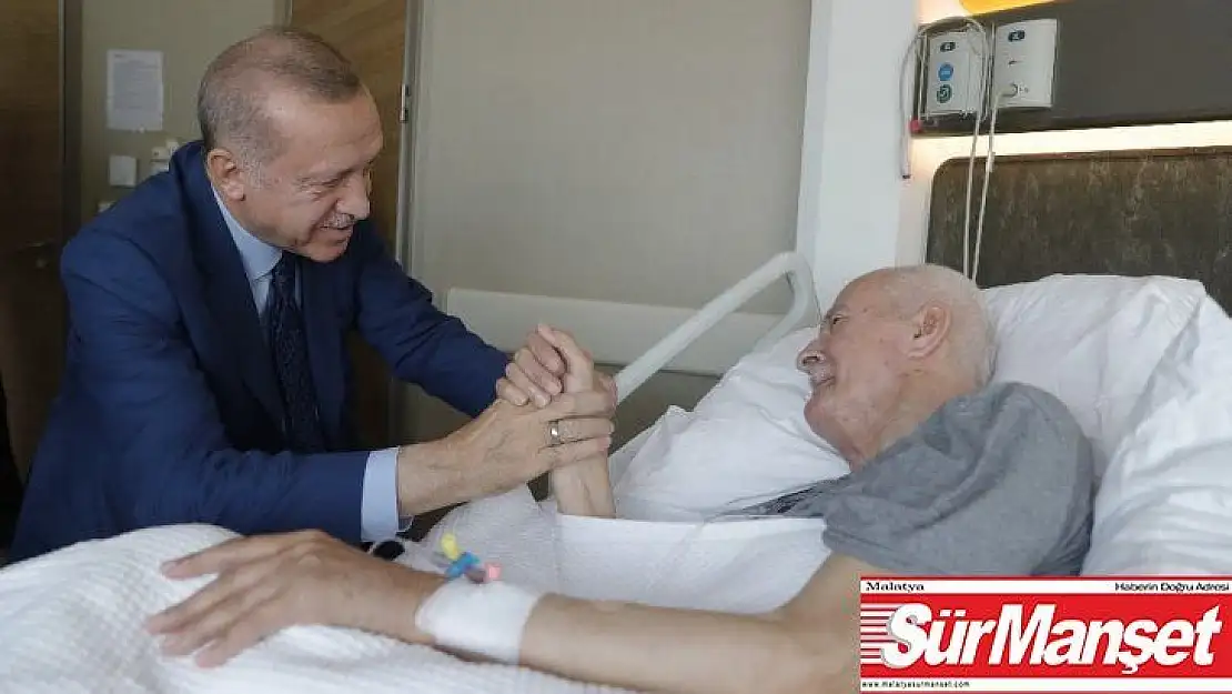 Cumhurbaşkanı Erdoğan, Şevket Kazan'ı ziyaret etti