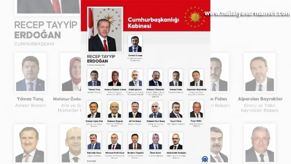 Cumhurbaşkanı Erdoğan, Türkiye Yüzyılı kabinesini açıkladı