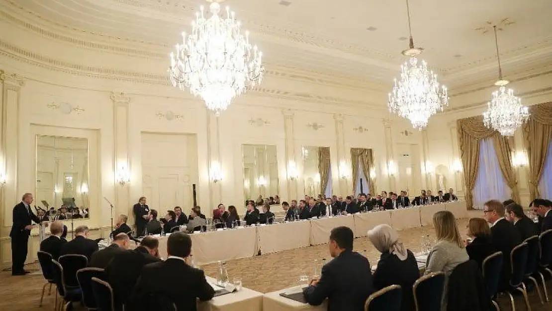 Cumhurbaşkanı Erdoğan, UID Avrupa temsilcileri ile görüştü