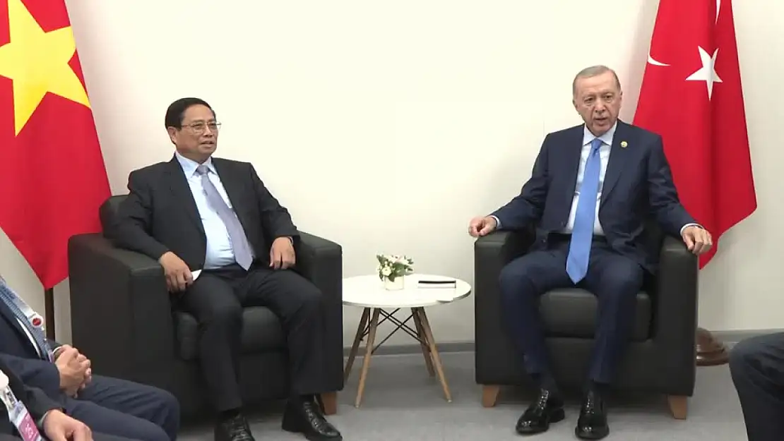 Cumhurbaşkanı Erdoğan, Vietnam Başbakanı Pham ile görüştü