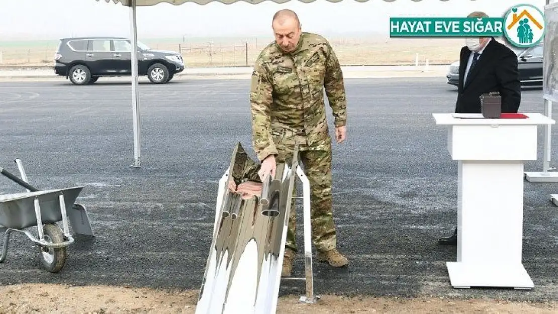 Cumhurbaşkanı İlham Aliyev, Horadiz-Ağbend demiryolunun temelini attı