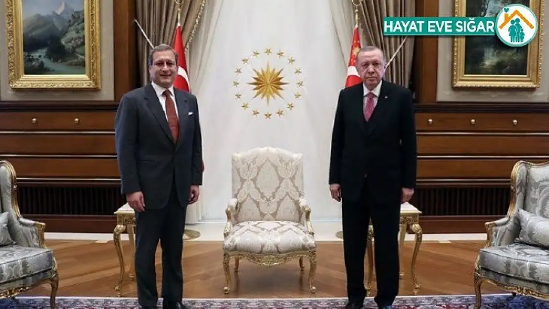 Cumhurbaşkanı Recep Tayyip Erdoğan, Burak Elmas'ı kabul etti