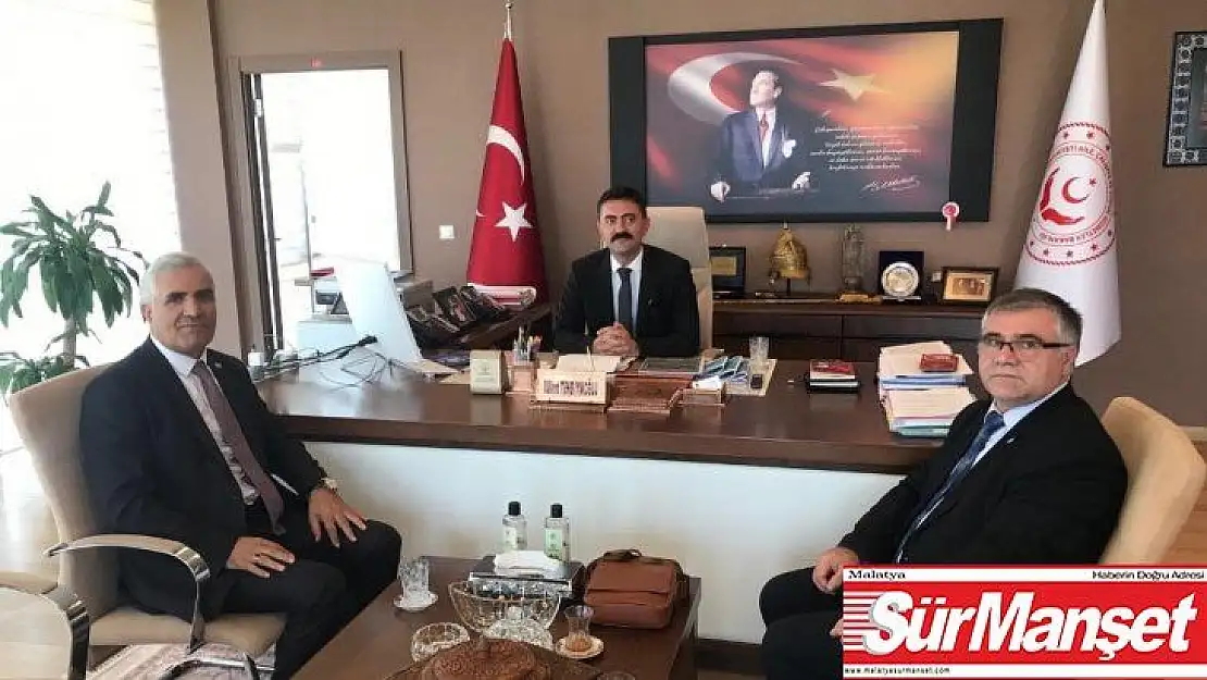 DATÜB heyeti, Bülent Tekbıyıkoğlu'nu ziyaret etti