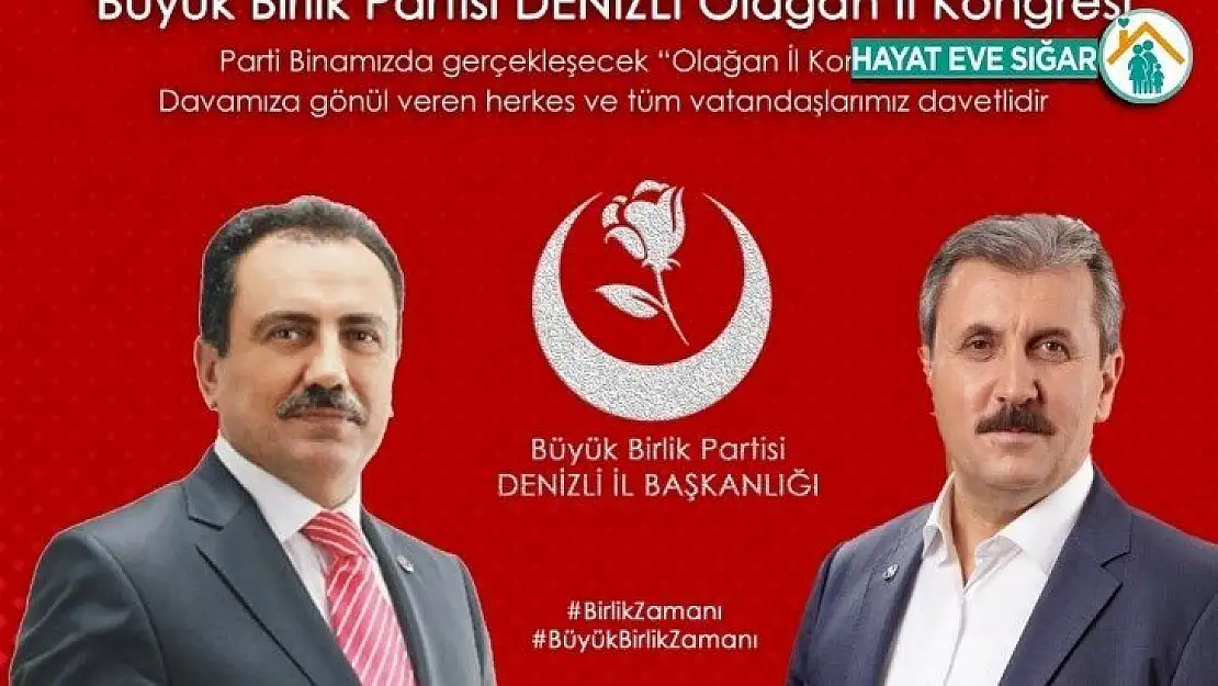 Denizli BBP olağan kongre düzenleyecek