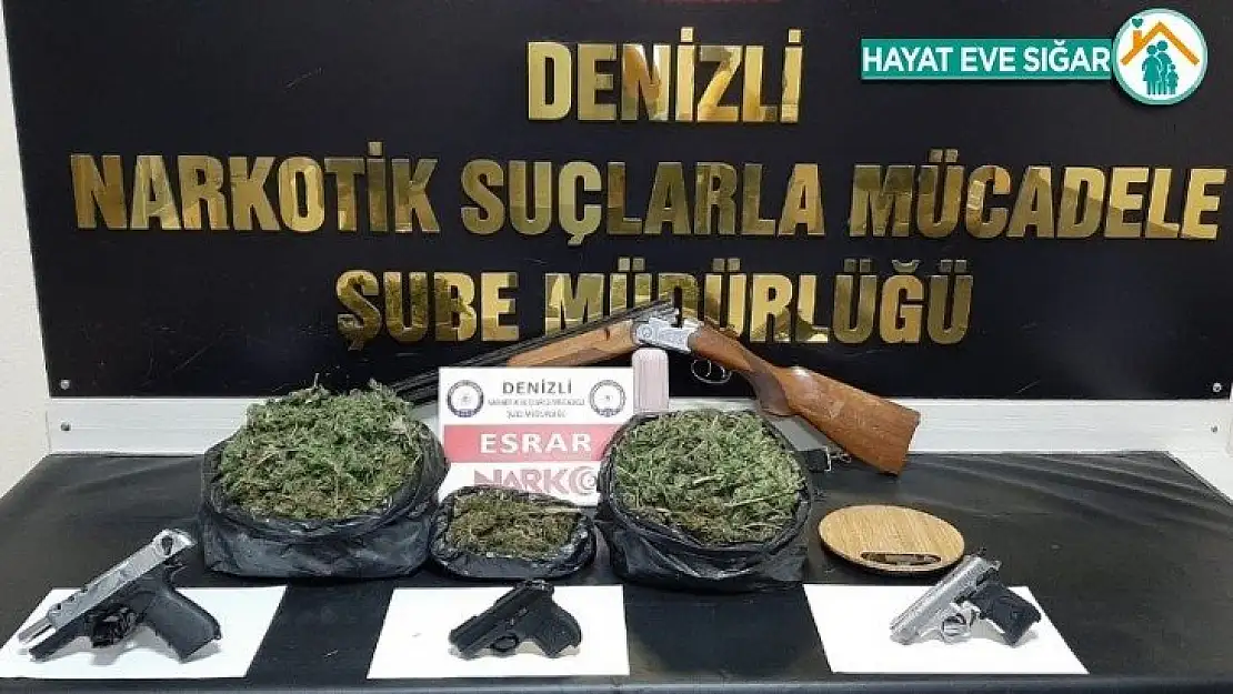 Denizli'de uyuşturucu tacirlerine operasyon: 24 gözaltı