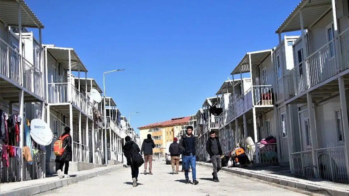 Deprem bölgesi Elazığ'da 3 bin kişilik konteyner kentler hazır, 529 aile yerleşti