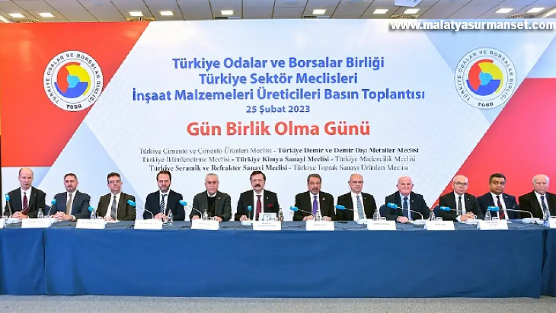 Deprem bölgesi için 7 sektör meclisinden ortak karar