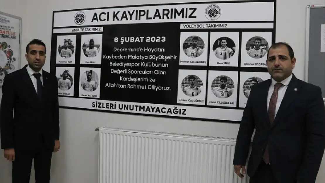 Depremde yıkılan otelin enkazında ölen sporcuların anıları kulüplerinde yaşatılıyor