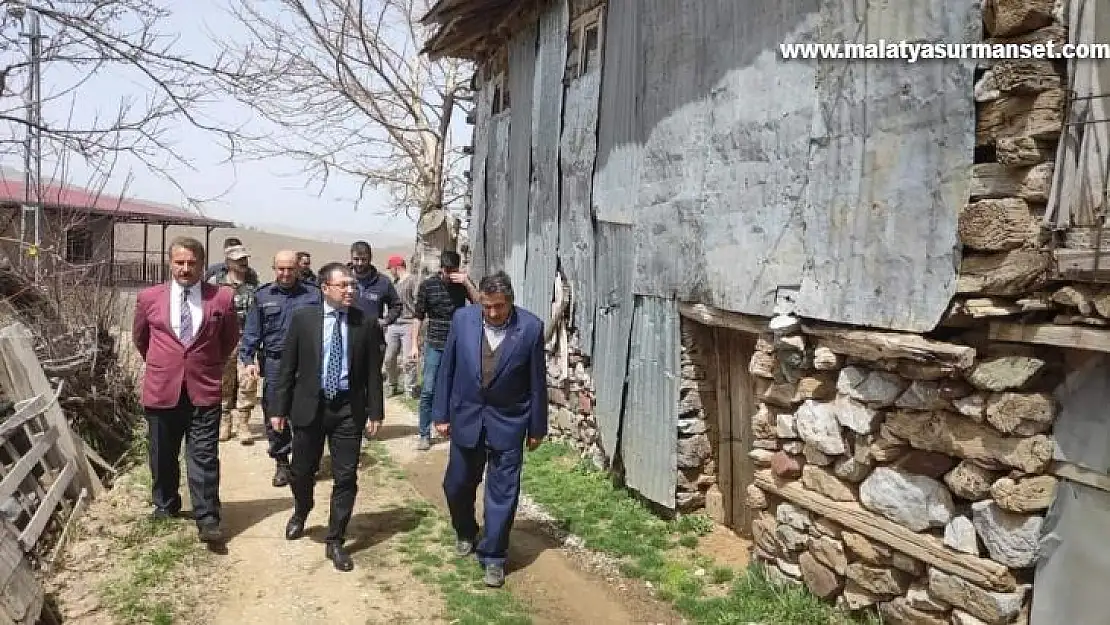 Depremden etkilenen köylerde hasar tespit çalışmaları sürüyor