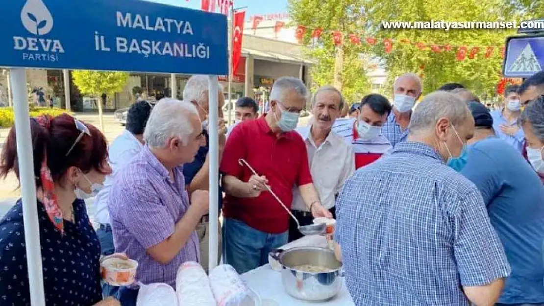 DEVA Partisi İl Teşkilatından Aşure İkramı