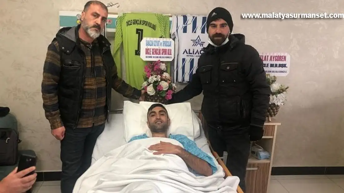 Dicle Gençlikspor'un yetenekli kalecisi Serhat Acar ameliyat geçirdi