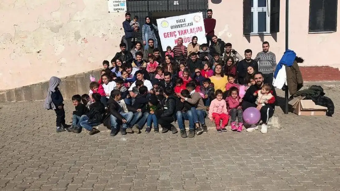 Dicle Üniversitesi öğrencileri miniklere umut oldu