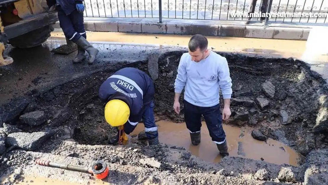 DİSKİ'den fiziki su kaçaklarına müdahale