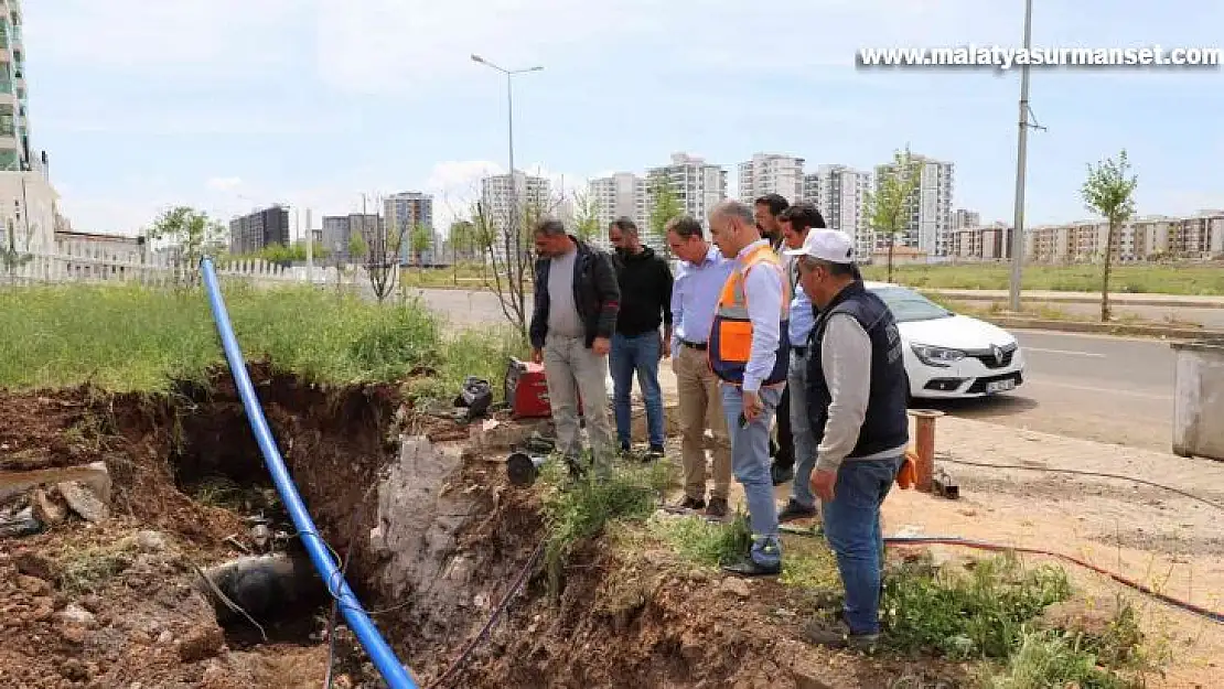 DİSKİ'den yeni imar alanlarına içme suyu hattı
