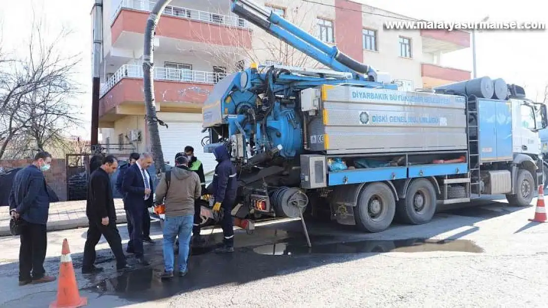 DİSKİ ekiplerince 200 bin metre kanalizasyon hattı temizliği