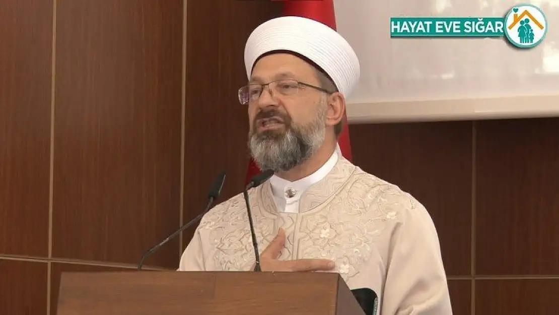 Diyanet İşleri Başkanı Erbaş, Filistin'in geleceği için STK'larla buluştu