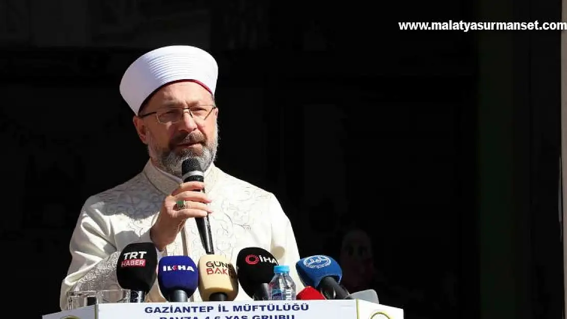 Diyanet İşleri Başkanı Erbaş, Kur'an Kursu açılışına katıldı