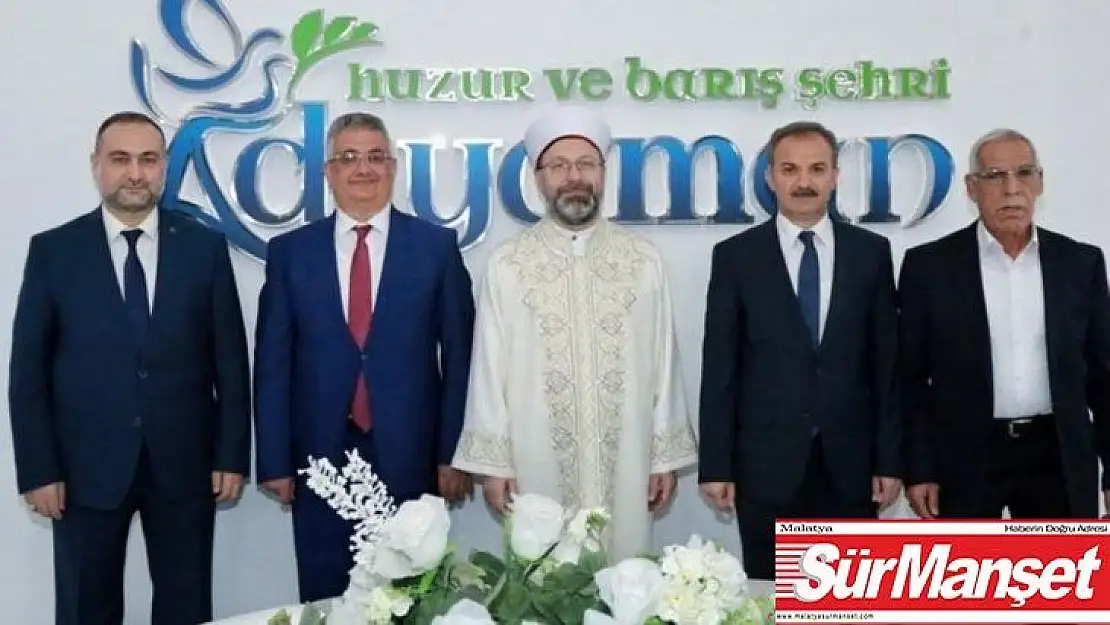 Diyanet İşleri Başkanı Erbaş'tan Başkan Kılınç'a ziyaret