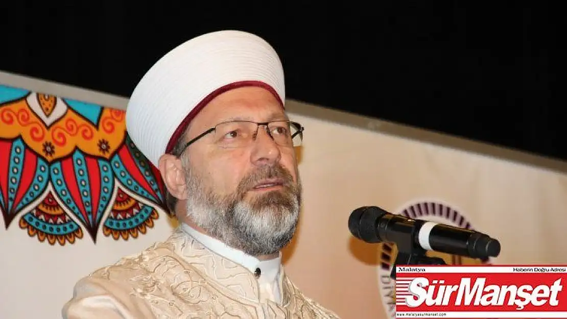 Diyanet İşleri Başkanı Erbaş'tan kamu spotu eleştirilerine cevap