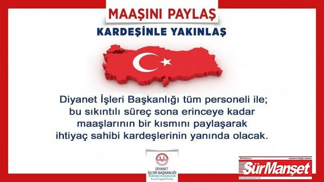 Diyanet İşleri Başkanı Erbaş'tan yardım kampanyası