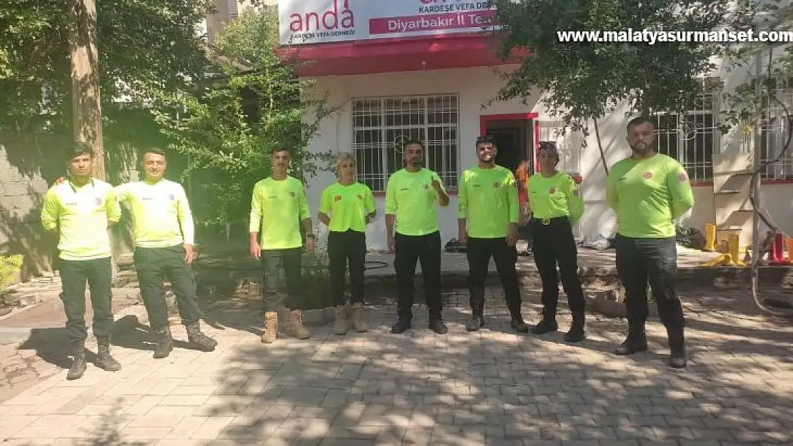 Diyarbakır ANDA'dan Manavgat'a destek ekip