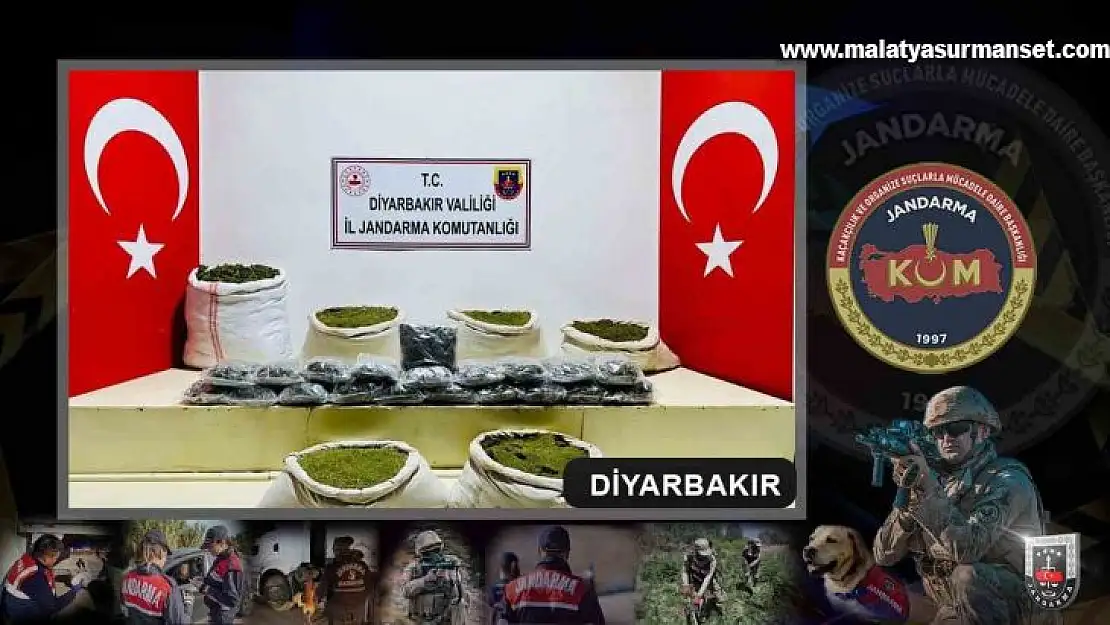 Diyarbakır'da 114 kilo uyuşturucu ele geçirildi