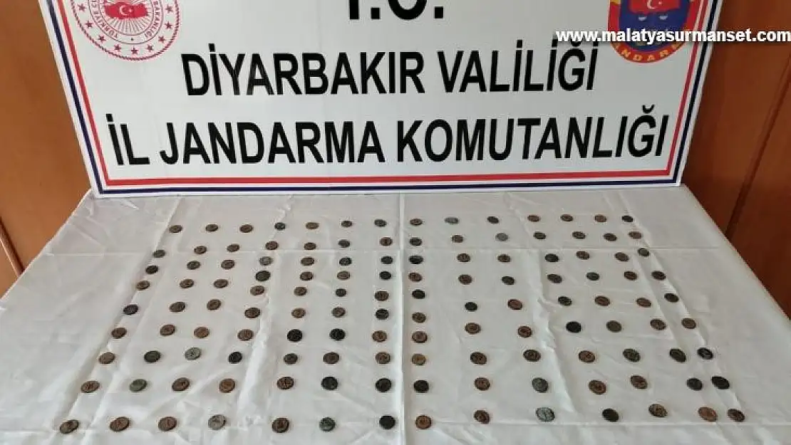 Diyarbakır'da 143 adet sikke ele geçirildi