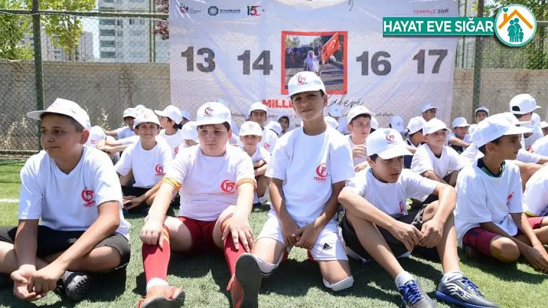 Diyarbakır'da 15 Temmuz şehitleri anısına 'Spora Gel Vatan Turnuvası' yapıldı