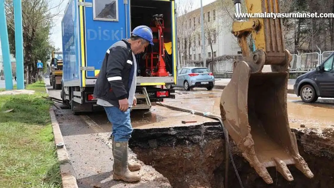 Diyarbakır'da 21 bin 332 metre içme suyu şebeke hattı döşendi