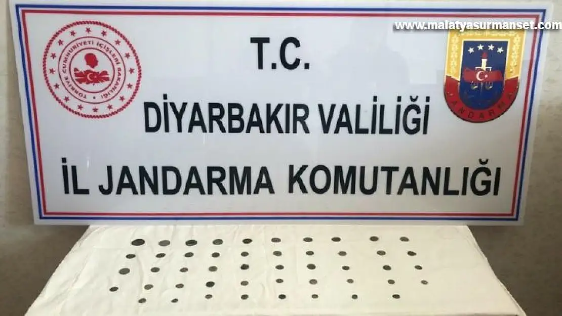 Diyarbakır'da 48 adet bronz sikke ele geçirildi