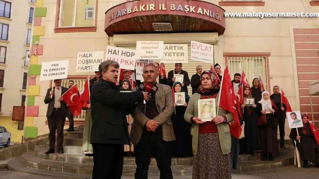 Diyarbakır'da evlat nöbetine 2 aile daha katıldı