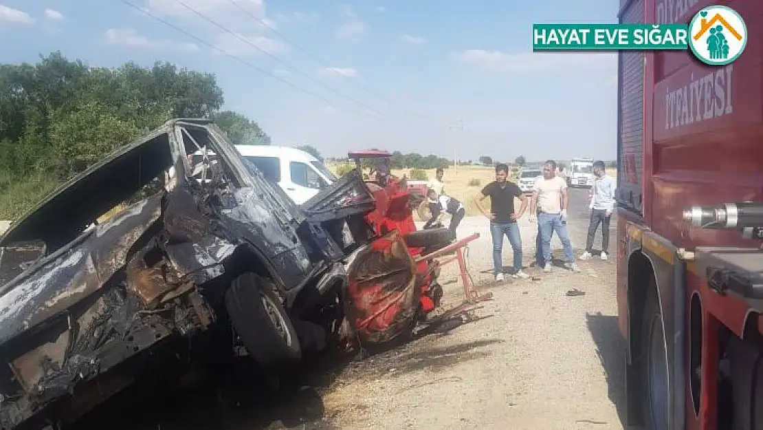 Diyarbakır'da feci kaza: 1 ölü, 7 yaralı