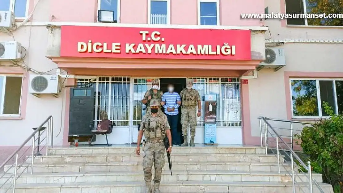 Diyarbakır'da hakkında 17 yıl 36 ay 10 gün hapis cezası olan şahsı JASAT yakaladı