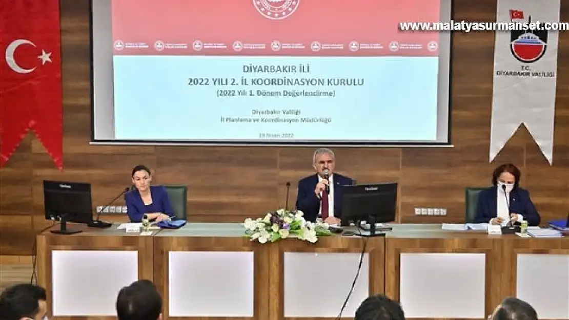 Diyarbakır'da İl Koordinasyon Kurulu toplantısı yapıldı