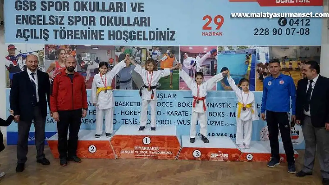 Diyarbakır'da Okullar Arası Karate İl Birinciliği müsabakaları tamamlandı