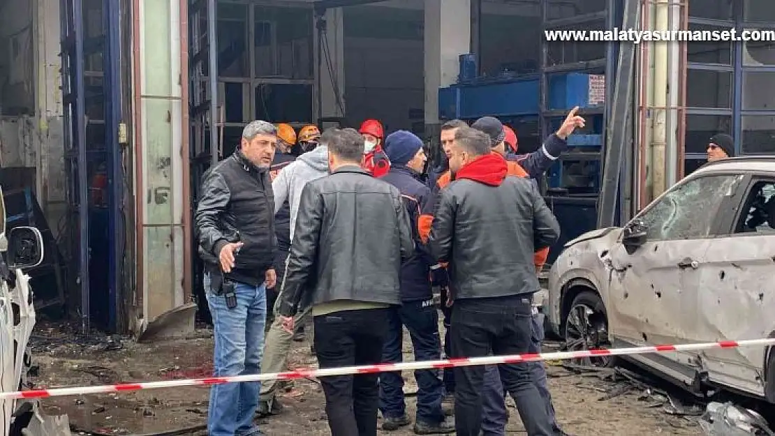 Diyarbakır'da sanayi sitesinde patlama: 5'i ağır 7 yaralı