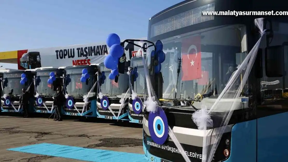 Diyarbakır'da şehir içi toplu ulaşıma 11 yeni otobüs eklendi