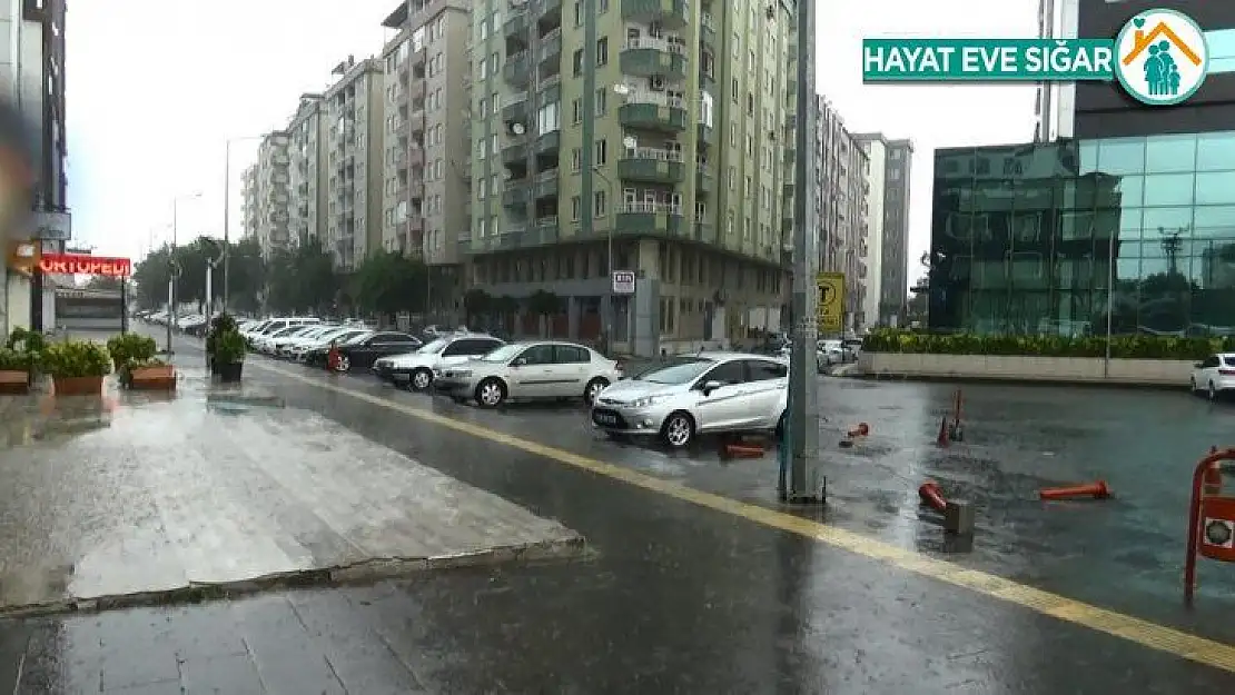 Diyarbakır'da şiddetli yağış