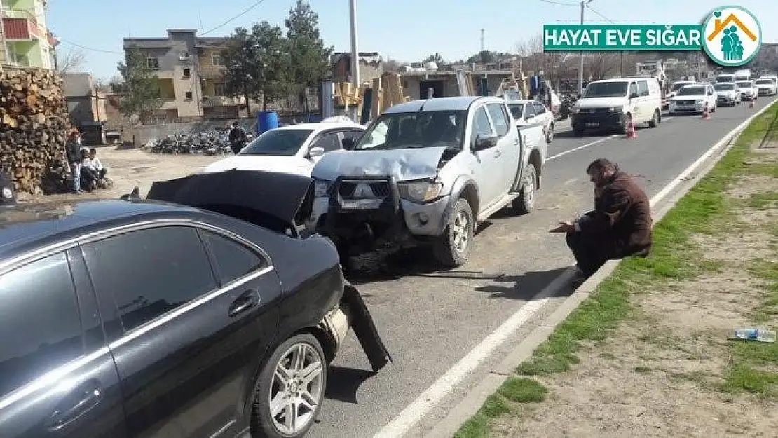 Diyarbakır'da trafik kazası: 1 yaralı