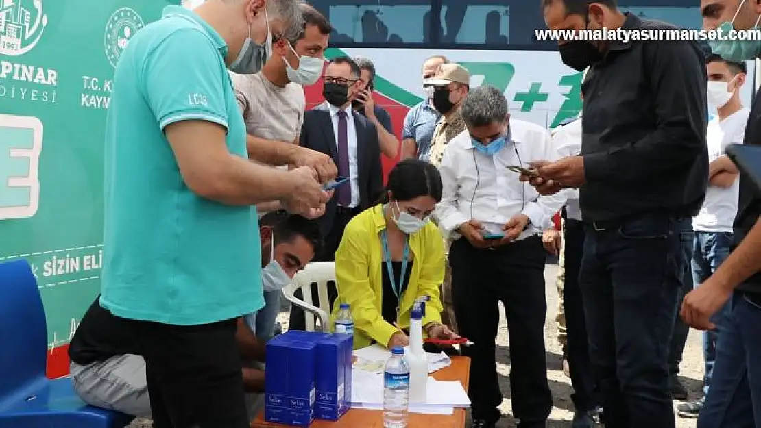 Diyarbakır'da uygulama noktalarına aşılama standı kuruldu