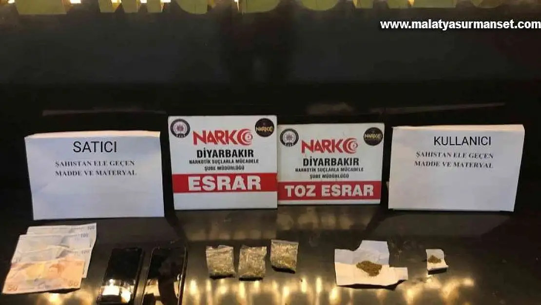 Diyarbakır'da uyuşturucu operasyonunda 2 tutuklama